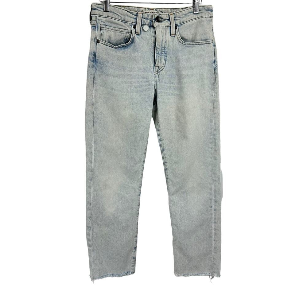 Levi's‎ Made & Crafted Needle Narrow Jeans Womens 29 Light Wash Blue Denim Slim